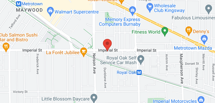 map of 210 5000 IMPERIAL STREET